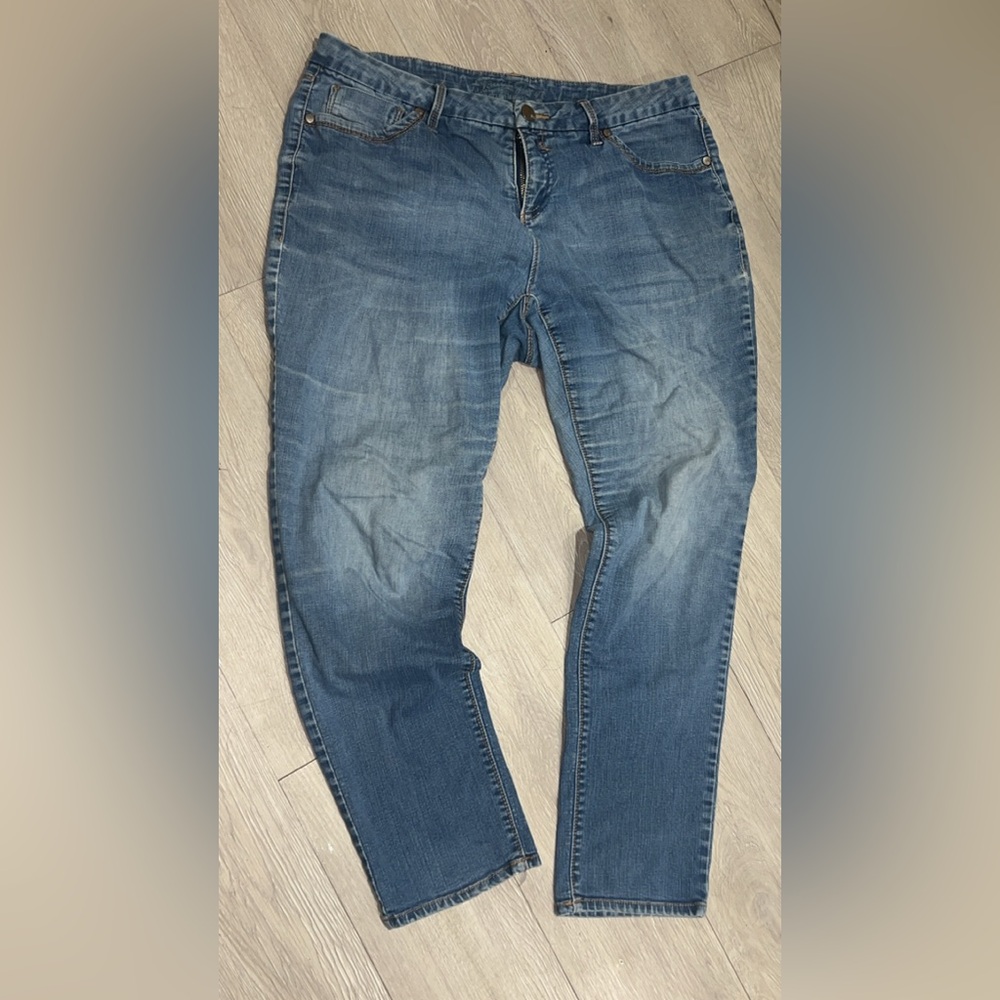 Faded Glory women’s petite Relaxed Denim Jeans